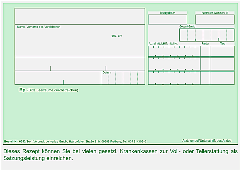 Privatarztliche Formulare Vordruck Leitverlag Formularportal